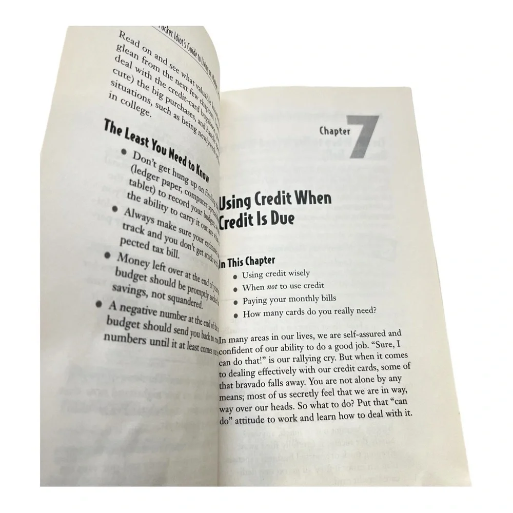 Living on a Budget by pocket idiot’s guide soft cover money saving tips